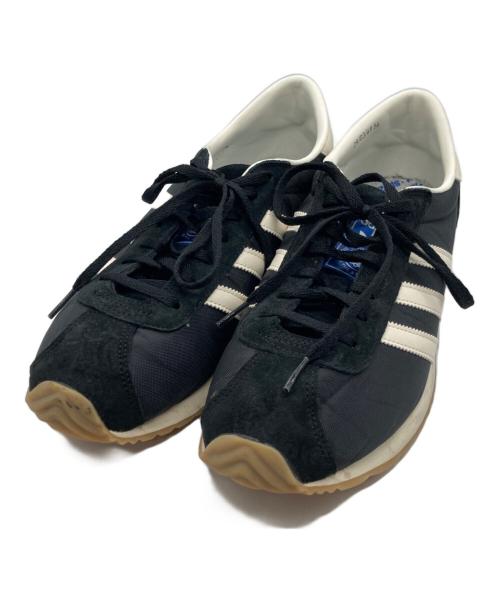adidas（アディダス）adidas (アディダス) ローカットスニーカー ブラック×ホワイト サイズ:JP 28.5cmの古着・服飾アイテム