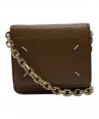 Maison Margielaメゾンマルジェラ）の古着「チェーンウォレット」｜ベージュ