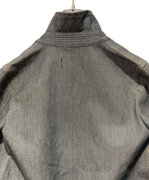 ROBE DE CHAMBRE COMME DES GARCONS（ローブドシャンブル コムデギャルソン）ROBE DE CHAMBRE COMME DES GARCONS (ローブドシャンブル コムデギャルソン) ウエスタンデニムステンカラーコート インディゴ サイズ:Mの古着・服飾アイテム