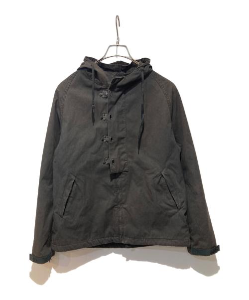 HOUSTON（ヒューストン）HOUSTON (ヒューストン) レインパーカージャケット ブラック サイズ:40の古着・服飾アイテム