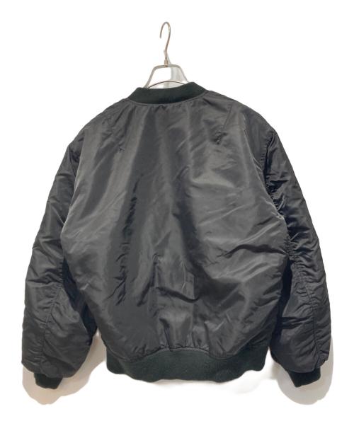 waiper（ワイパー）waiper (ワイパー) MA-1フライトジャケット ブラック サイズ:Ｌの古着・服飾アイテム