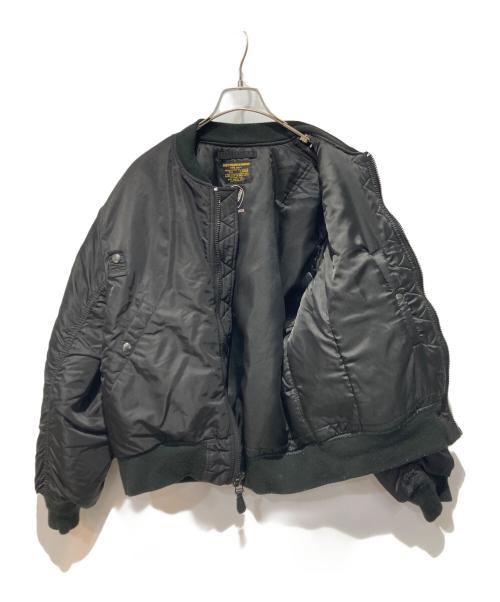 waiper（ワイパー）waiper (ワイパー) MA-1フライトジャケット ブラック サイズ:Ｌの古着・服飾アイテム