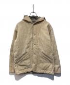 GOODENOUGHグッドイナフ）の古着「コーデュロイフーデッドジャケット」｜ベージュ