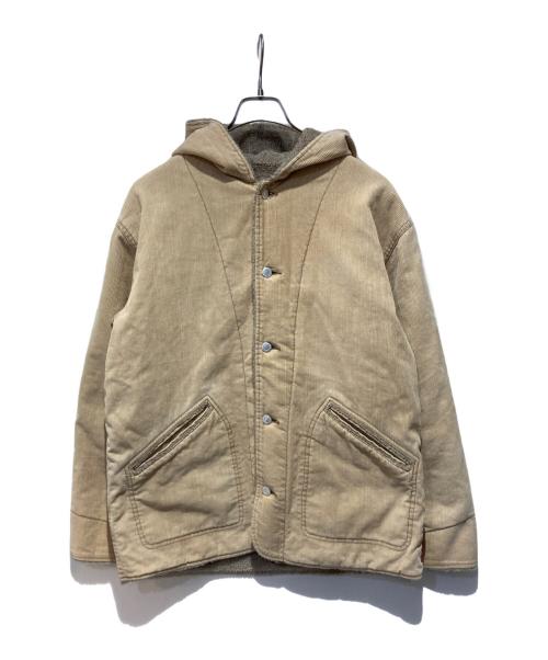 GOODENOUGH（グッドイナフ）GOODENOUGH (グッドイナフ) コーデュロイフーデッドジャケット ベージュ サイズ:不明の古着・服飾アイテム