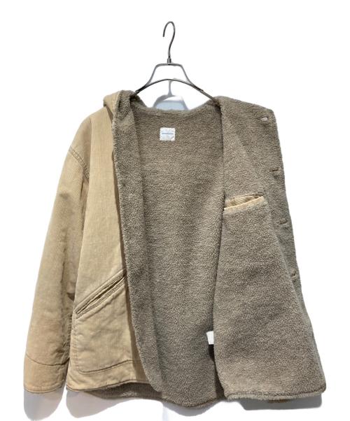 GOODENOUGH（グッドイナフ）GOODENOUGH (グッドイナフ) コーデュロイフーデッドジャケット ベージュ サイズ:不明の古着・服飾アイテム