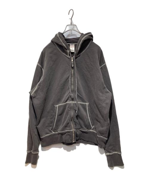 TRUE RELIGION（トゥルー レリジョン）TRUE RELIGION (トゥルー レリジョン) オーバーサイズジップパーカー グレー サイズ:XXXLの古着・服飾アイテム