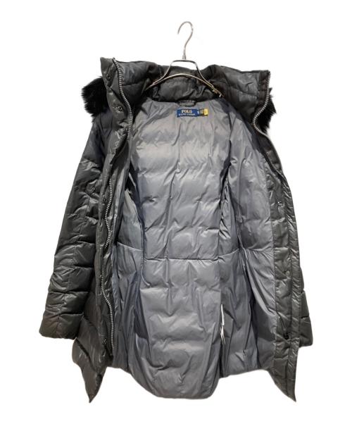 POLO RALPH LAUREN（ポロ・ラルフローレン）POLO RALPH LAUREN (ポロ・ラルフローレン) ファーダウンコート グレー サイズ:XSの古着・服飾アイテム
