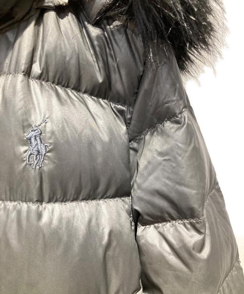 POLO RALPH LAUREN（ポロ・ラルフローレン）POLO RALPH LAUREN (ポロ・ラルフローレン) ファーダウンコート グレー サイズ:XSの古着・服飾アイテム