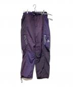 GRAMICCI×and wanderグラミチ×アンドワンダー）の古着「Patchwork Wind Pant」｜パープル