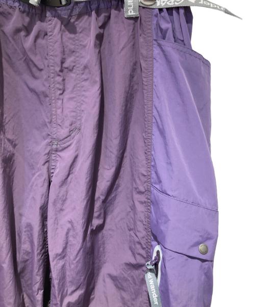 GRAMICCI（グラミチ）GRAMICCI (グラミチ) and wander (アンドワンダー) Patchwork Wind Pant パープル サイズ:Ｌの古着・服飾アイテム