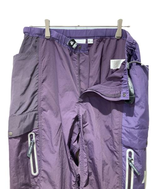 GRAMICCI（グラミチ）GRAMICCI (グラミチ) and wander (アンドワンダー) Patchwork Wind Pant パープル サイズ:Ｌの古着・服飾アイテム
