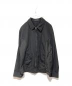 COMME des GARCONS HOMME PLUSコムデギャルソンオムプリュス）の古着「ポリウールギャバ ボンバージャケット」｜ブラック