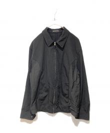 COMME des GARCONS HOMME PLUS（コムデギャルソンオムプリュス）の古着「ポリウールギャバ ボンバージャケット」｜ブラック