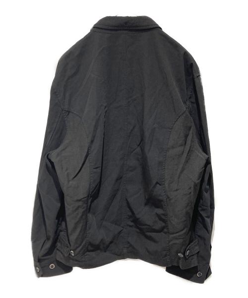 COMME des GARCONS HOMME PLUS（コムデギャルソンオムプリュス）COMME des GARCONS HOMME PLUS (コムデギャルソンオムプリュス) ポリウールギャバ ボンバージャケット ブラック サイズ:Mの古着・服飾アイテム