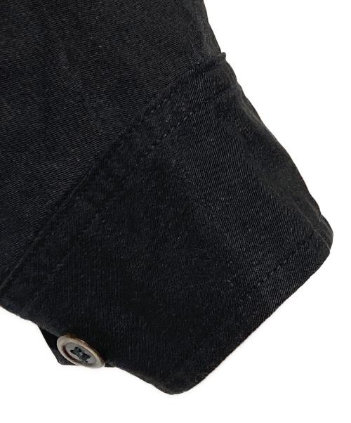 COMME des GARCONS HOMME PLUS（コムデギャルソンオムプリュス）COMME des GARCONS HOMME PLUS (コムデギャルソンオムプリュス) ポリウールギャバ ボンバージャケット ブラック サイズ:Mの古着・服飾アイテム