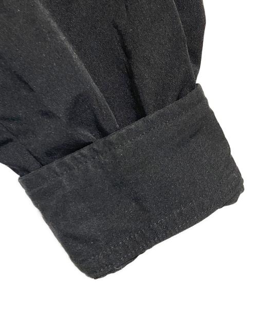 COMME des GARCONS HOMME PLUS（コムデギャルソンオムプリュス）COMME des GARCONS HOMME PLUS (コムデギャルソンオムプリュス) ポリウールギャバ ボンバージャケット ブラック サイズ:Mの古着・服飾アイテム