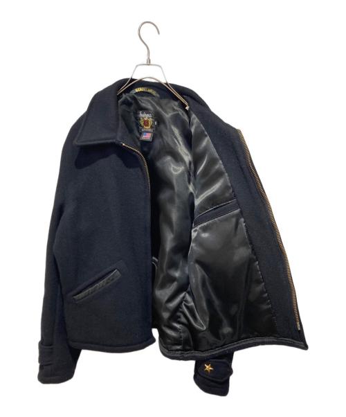 Schott（ショット）Schott (ショット) WOOL CPO JACKET ブラック サイズ:38の古着・服飾アイテム