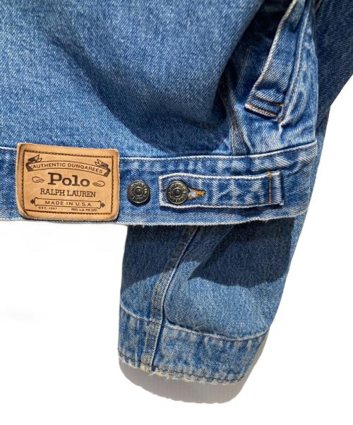 POLO RALPH LAUREN（ポロ・ラルフローレン）POLO RALPH LAUREN (ポロ・ラルフローレン) デニムジャケット インディゴ サイズ:XLの古着・服飾アイテム