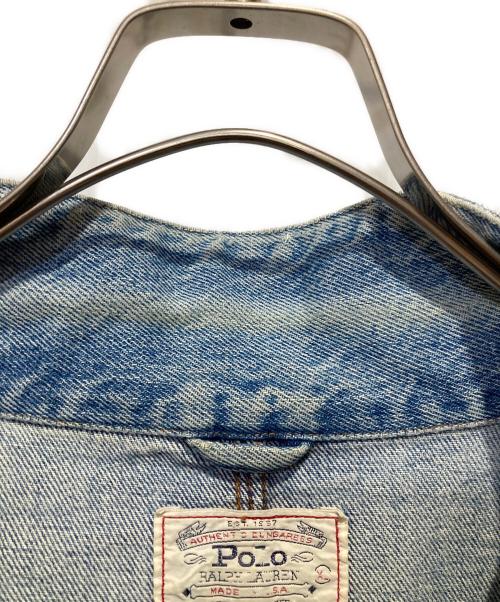 POLO RALPH LAUREN（ポロ・ラルフローレン）POLO RALPH LAUREN (ポロ・ラルフローレン) デニムジャケット インディゴ サイズ:XLの古着・服飾アイテム