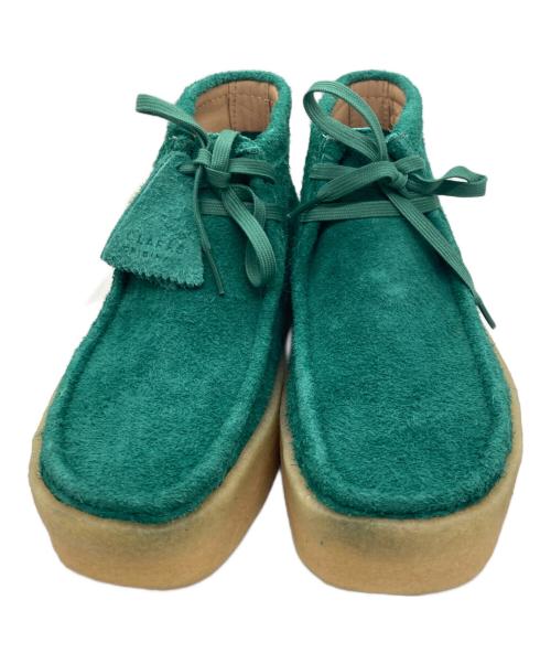 CLARKS（クラークス）CLARKS (クラークス) HIDDEN NY (ヒドゥンニューヨーク) WALLABEE CUP BOOT ブラック サイズ:SIZE 9 1/2の古着・服飾アイテム