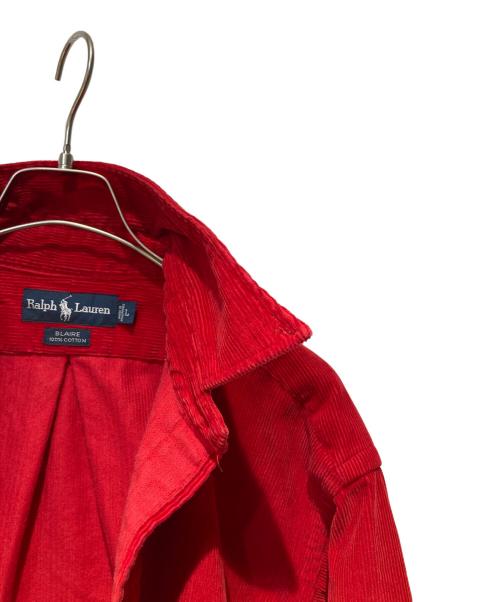 RALPH LAUREN（ラルフローレン）RALPH LAUREN (ラルフローレン) コーデュロイシャツ レッド サイズ:Lの古着・服飾アイテム