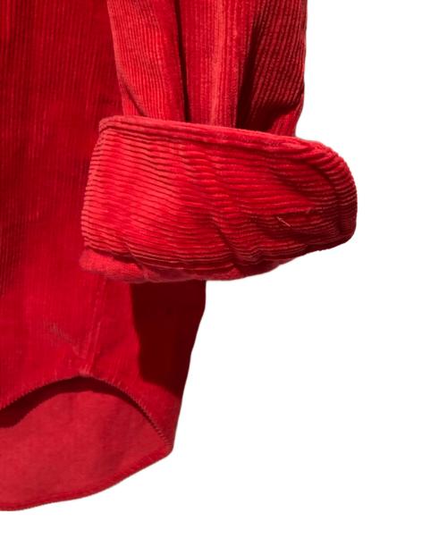 RALPH LAUREN（ラルフローレン）RALPH LAUREN (ラルフローレン) コーデュロイシャツ レッド サイズ:Lの古着・服飾アイテム