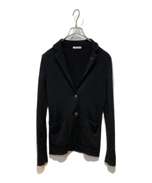 LARDINI（ラルディーニ）LARDINI (ラルディーニ) ウールテーラードジャケット ブラック サイズ:Mの古着・服飾アイテム