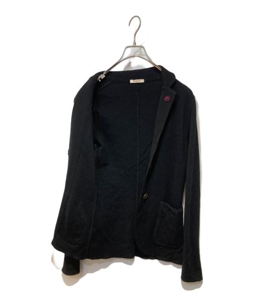 LARDINI（ラルディーニ）LARDINI (ラルディーニ) ウールテーラードジャケット ブラック サイズ:Mの古着・服飾アイテム