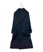 AMI Alexandre Mattiussiアミアレクサンドルマテュッシ）の古着「ダウブルロングコート」｜ネイビー