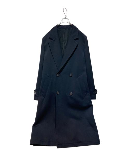 AMI Alexandre Mattiussi（アミアレクサンドルマテュッシ）AMI Alexandre Mattiussi (アミアレクサンドルマテュッシ) ダウブルロングコート ネイビー サイズ:Sの古着・服飾アイテム