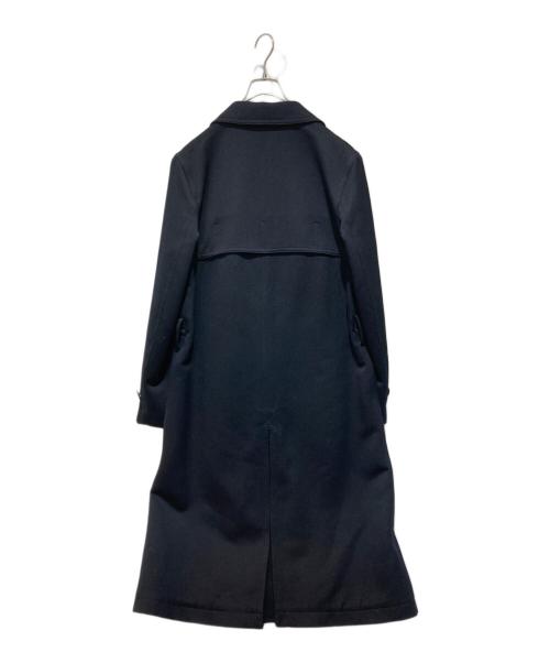AMI Alexandre Mattiussi（アミアレクサンドルマテュッシ）AMI Alexandre Mattiussi (アミアレクサンドルマテュッシ) ダウブルロングコート ネイビー サイズ:Sの古着・服飾アイテム
