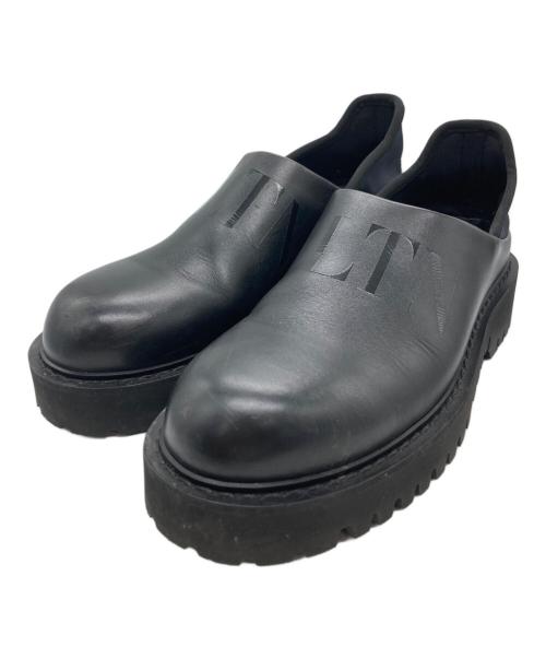 VALENTINO（ヴァレンティノ）VALENTINO (ヴァレンティノ) 2WAYシューズ ブラック サイズ:44の古着・服飾アイテム