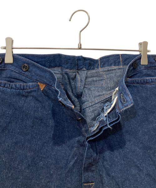 WAREHOUSE（ウエアハウス）WAREHOUSE (ウエアハウス) 3POCKET HEAVY LEATHER BOUND OVERALL インディゴ サイズ:W36の古着・服飾アイテム