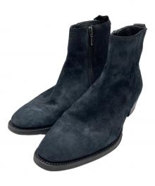 BEKKU HOMME×WH（ベックオム×ダブルエイチ）の古着「サイドジップブーツ」｜ブラック