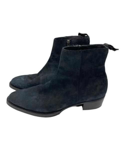BEKKU HOMME（ベックオム）BEKKU HOMME (ベックオム) WH (ダブルエイチ) サイドジップブーツ ブラック サイズ:S8の古着・服飾アイテム