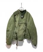 USEDユーズド）の古着「モーターサイクルジャケット」｜オリーブ