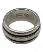 TIFFANY & Co.ティファニー アンド コー）の古着「グルーブドダブルラインリング」