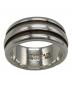 中古・古着 Tiffany & Co. (ティファニー アンド コー) グルーブドダブルラインリング サイズ:14号：16000円