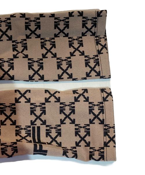 OFFWHITE（オフホワイト）OFFWHITE (オフホワイト) Monogram Track Top ブラウン×ブラック サイズ:38の古着・服飾アイテム