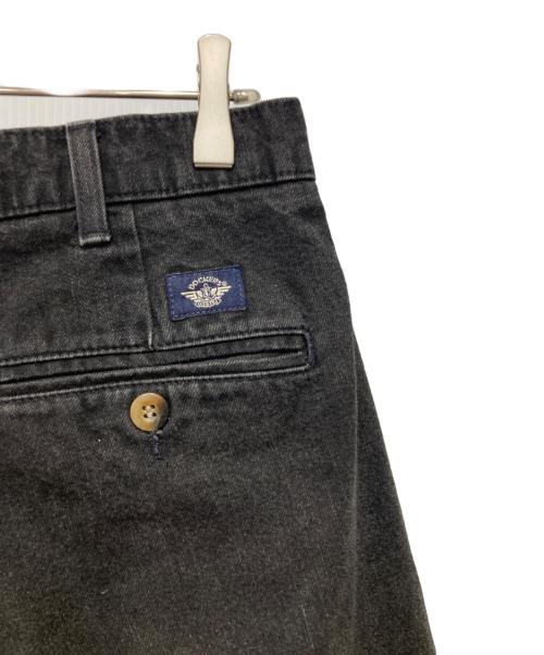DOCKERS（ドッカーズ）DOCKERS (ドッカーズ) khakis Black Denim Slacks ブラック サイズ:W36の古着・服飾アイテム