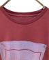中古・古着 OAMC (オーエーエムシー) ロゴプリントTシャツ レッド サイズ:不明：6000円