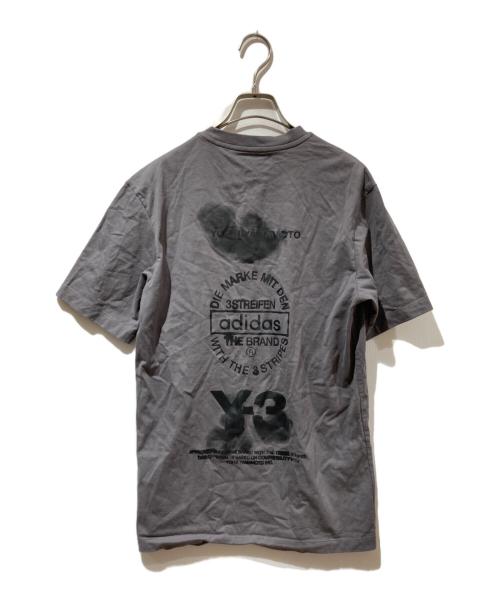 Y-3（ワイスリー）Y-3 (ワイスリー) Graphic Short Sleeve Tee グレー サイズ:2XSの古着・服飾アイテム