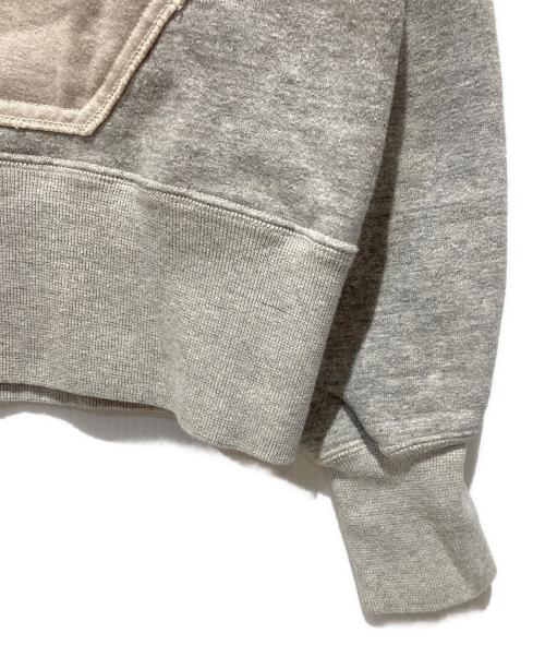 BUTCHER PRODUCTS（ブッチャープロダクツ）BUTCHER PRODUCTS (ブッチャープロダクツ) 後付け両Vプルオーバーパーカー グレー サイズ:36の古着・服飾アイテム