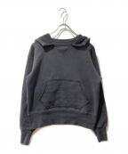 BUTCHER PRODUCTSブッチャープロダクツ）の古着「後付け両Vプルオーバーパーカー」｜ブラック