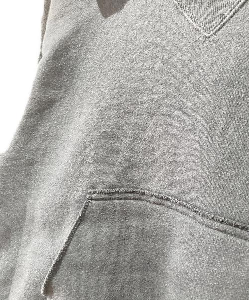 BUTCHER PRODUCTS（ブッチャープロダクツ）BUTCHER PRODUCTS (ブッチャープロダクツ) 後付け両Vプルオーバーパーカー ブラック サイズ:SIZE38の古着・服飾アイテム