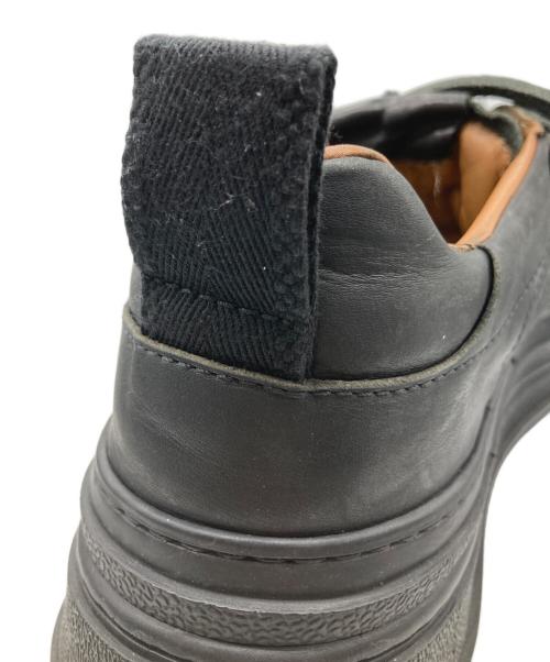 BUTTERO（ブッテロ）BUTTERO (ブッテロ) CIRCOLO レザースニーカー ブラック サイズ:10 1/2の古着・服飾アイテム