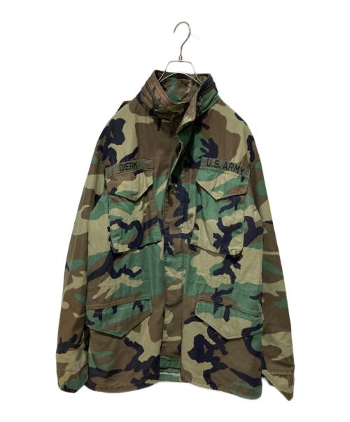 US ARMY（ユーエスアーミー）US ARMY (ユーエスアーミー) M65ジャケット グリーン×ブラウン サイズ:MEDIUM REGULARの古着・服飾アイテム