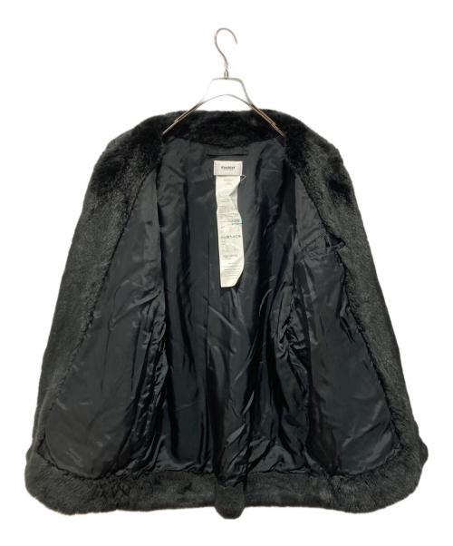 doublet（ダブレット）doublet (ダブレット) HAND PAINTED FUR JACKT ブラック サイズ:Ｍの古着・服飾アイテム