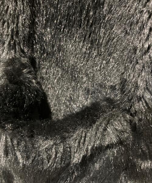 doublet（ダブレット）doublet (ダブレット) HAND PAINTED FUR JACKT ブラック サイズ:Ｍの古着・服飾アイテム