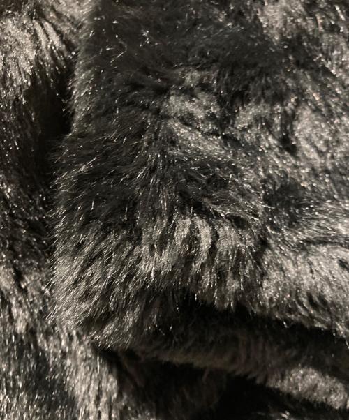 doublet（ダブレット）doublet (ダブレット) HAND PAINTED FUR JACKT ブラック サイズ:Ｍの古着・服飾アイテム